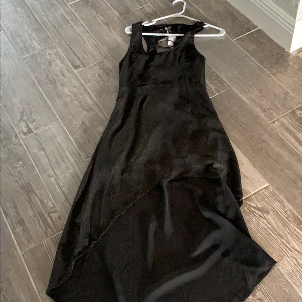 LF Black with gold specks dress